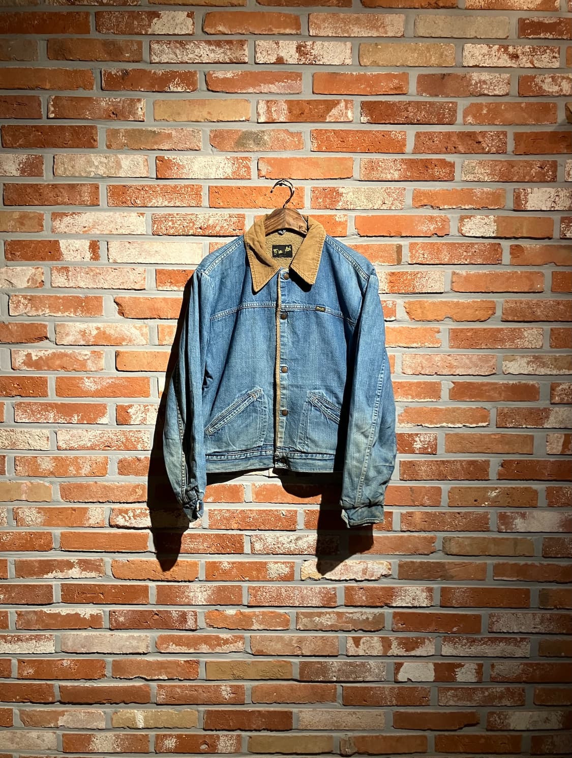 70s USA 빈티지 랭글러 데님 셰르파 자켓 상품이미지1