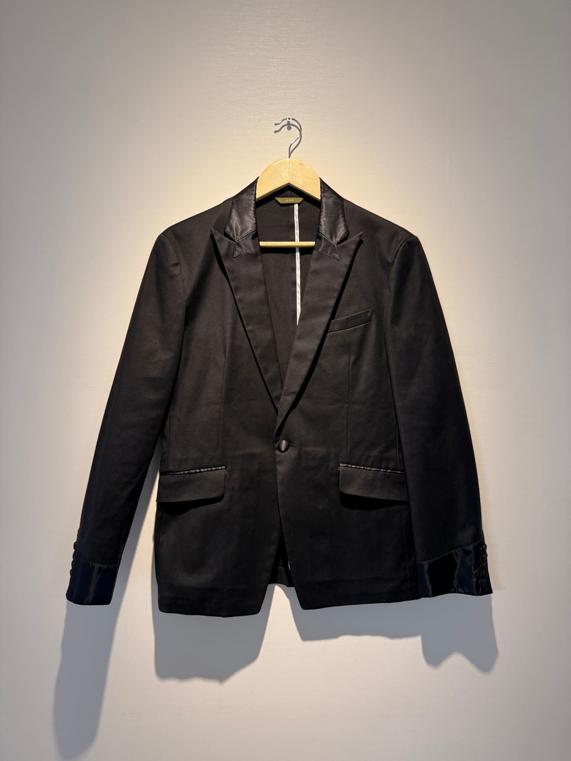 00s A.A.R Satin Tuxedo Jacket 상품이미지1