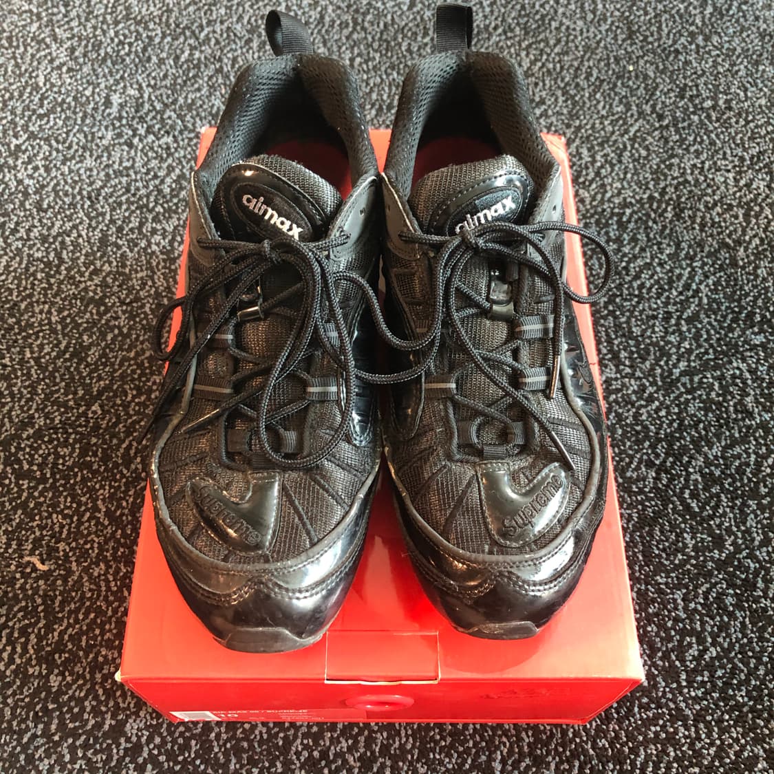 슈프림 에어맥스 98 블랙 280 상품이미지2