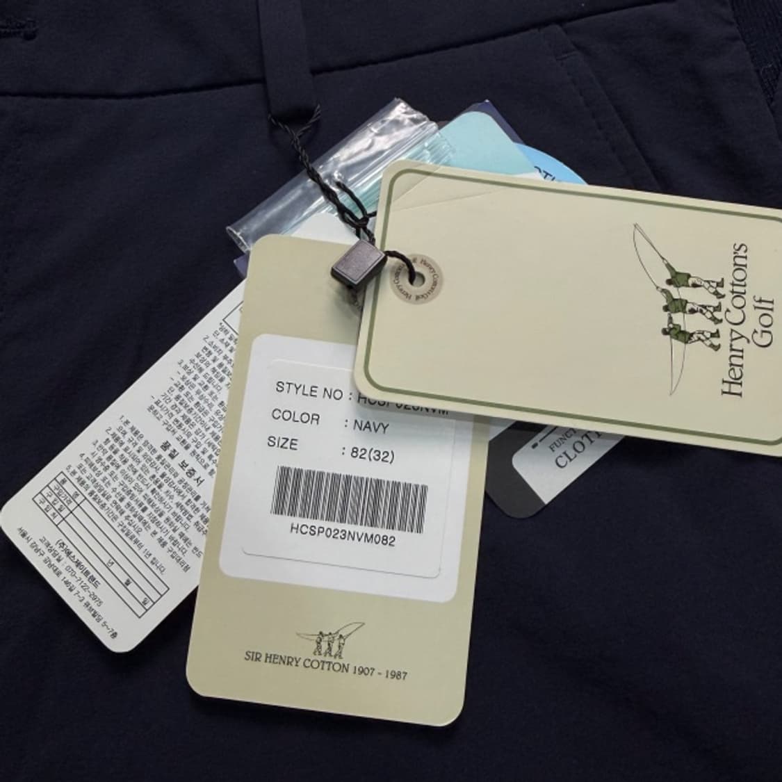 32 헨리코튼 골프 반바지 상품이미지3