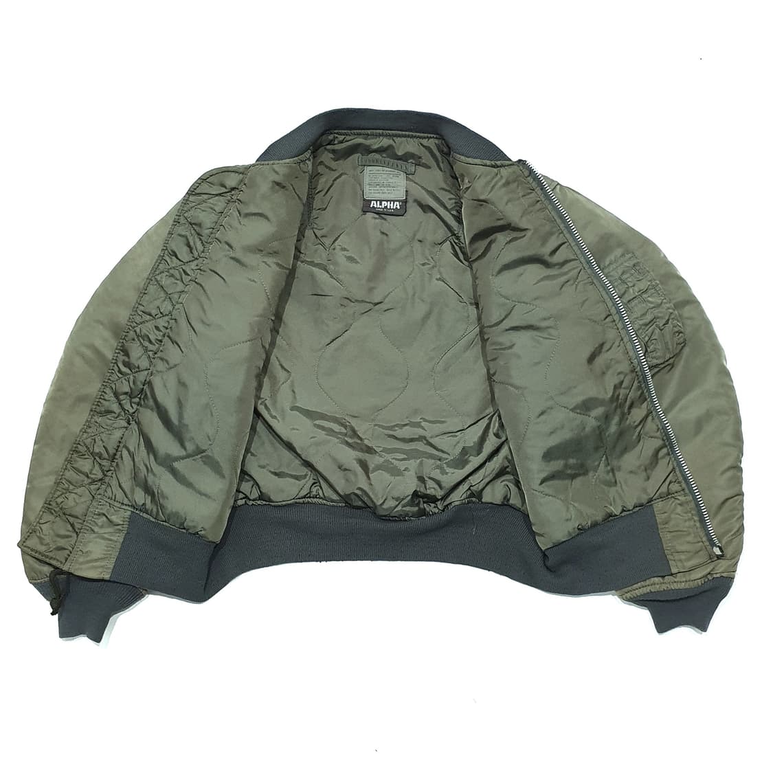 알파 90s ma-1 그라운드크루 m(105) usa made 상품이미지9