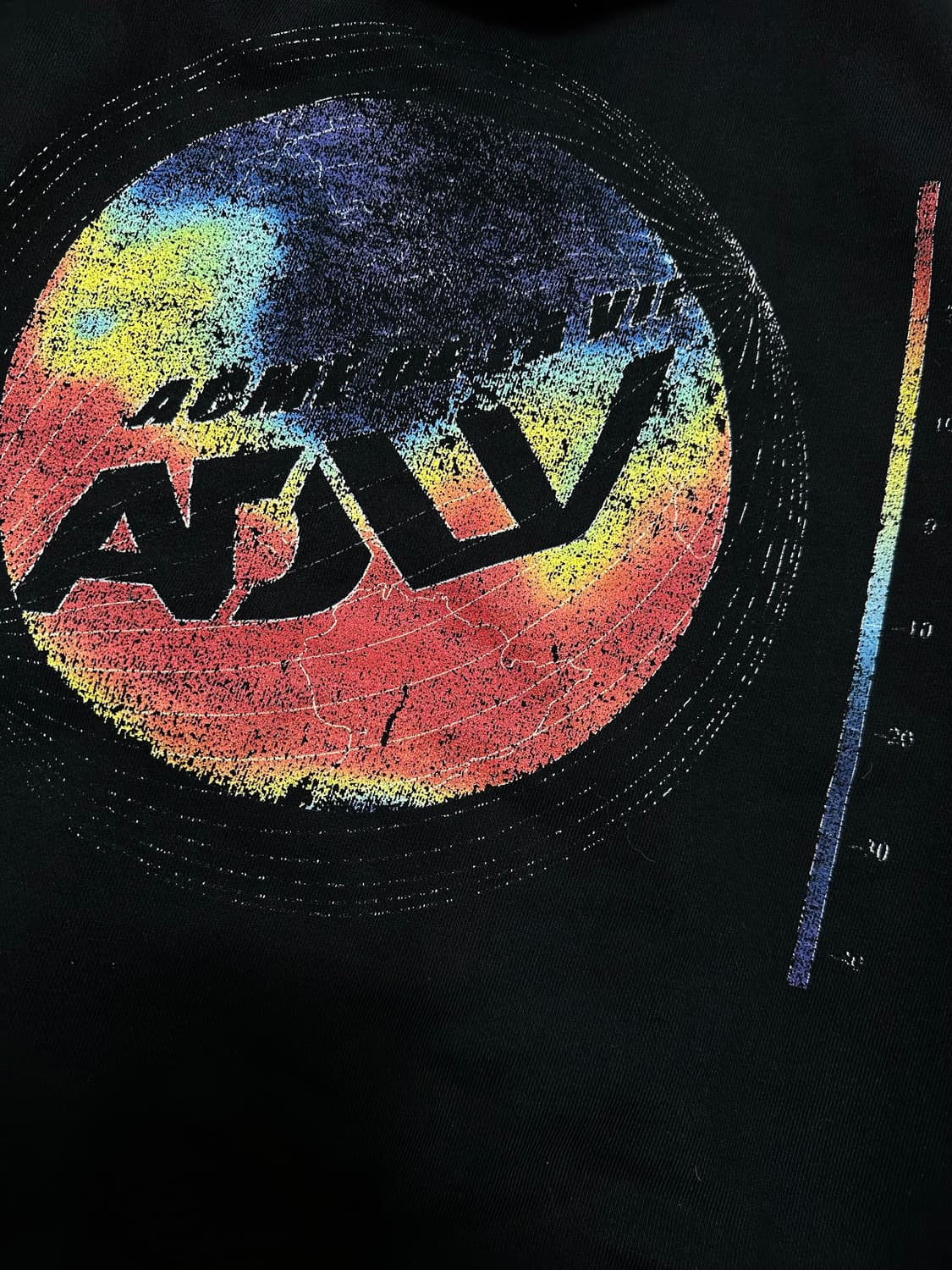 ADLV 아크메드라비 블랙 후드티 상품이미지5