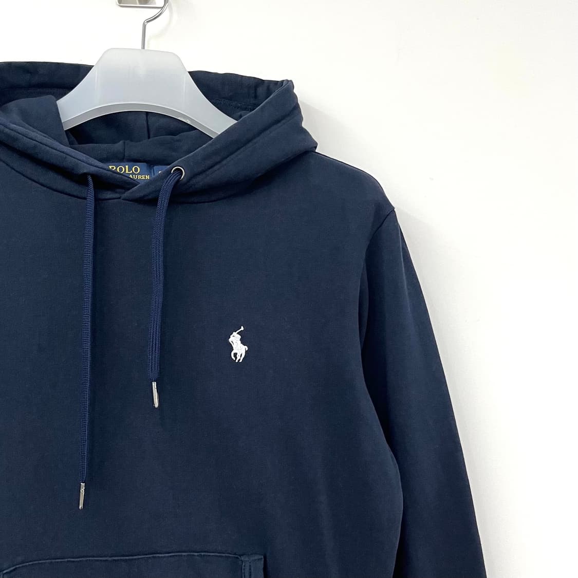 폴로 랄프로렌 신형 화이트 포니 네이비 후드티 상품이미지4