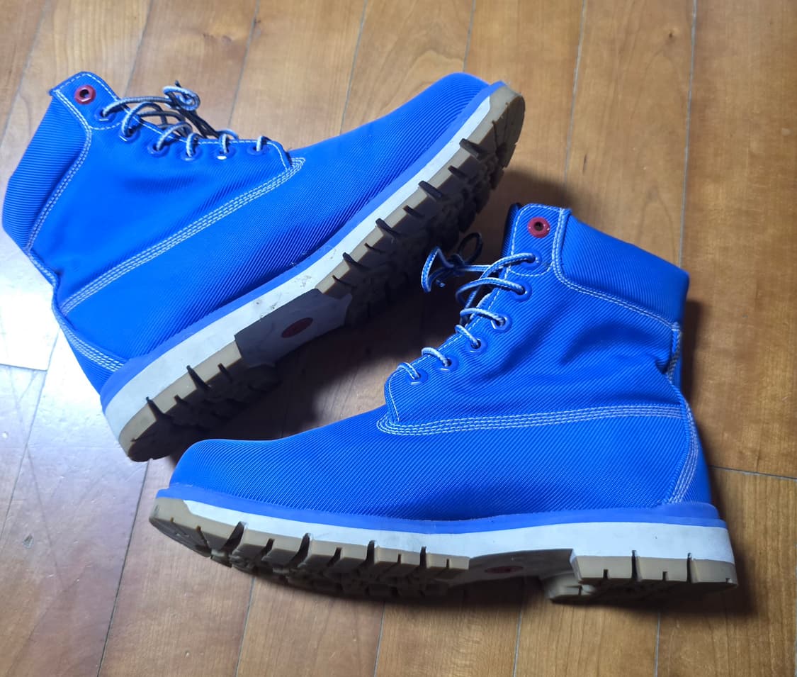 팀버랜드 블루 캔버스 워커 부츠(255~260) 상품이미지8