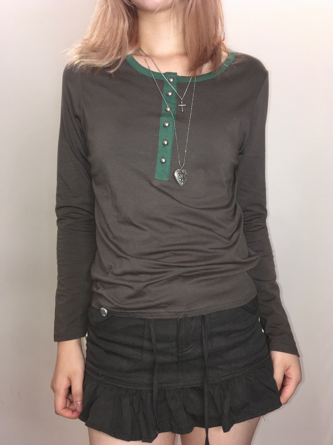 kansai stud handwork long sleeve 상품이미지3