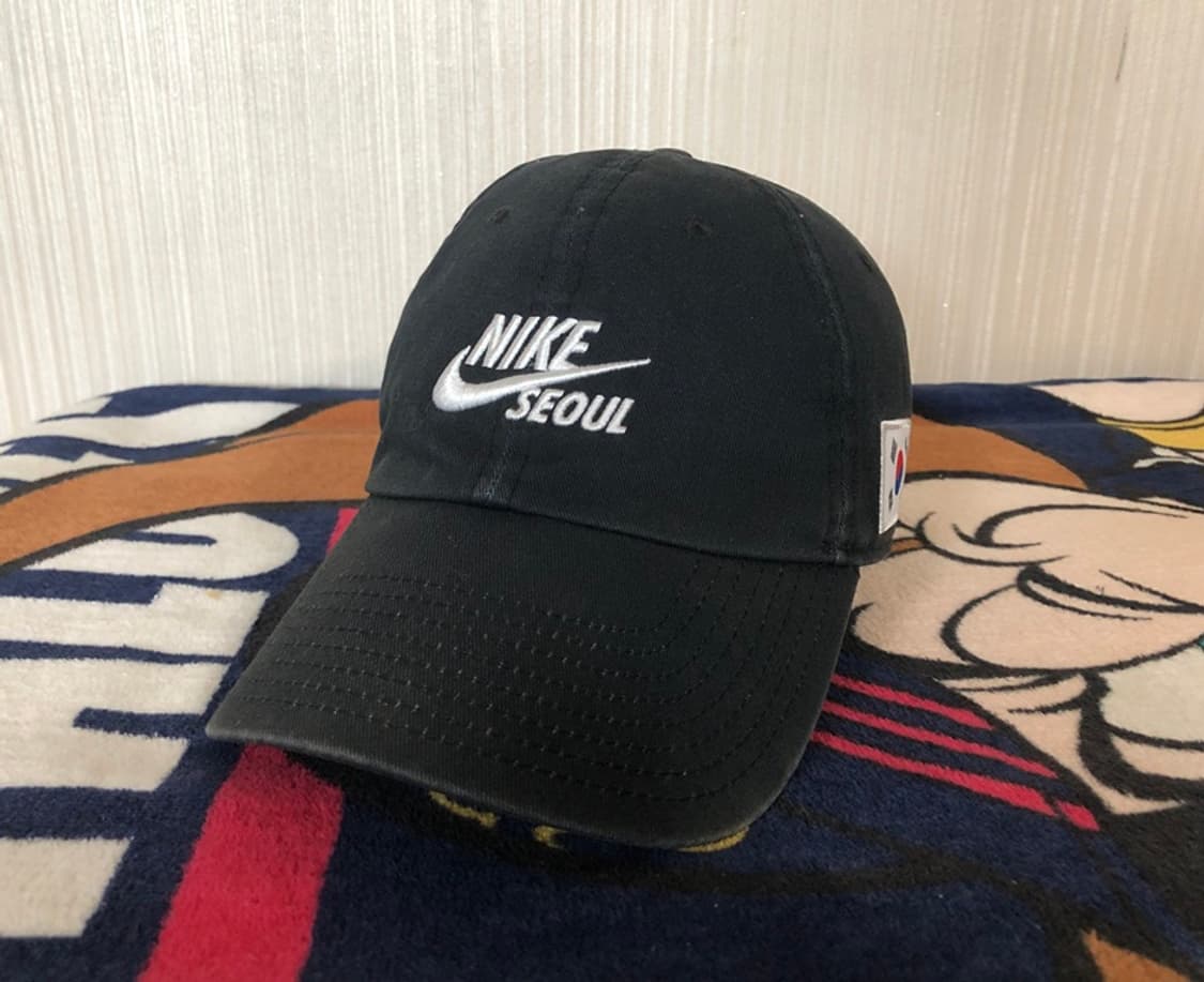 (2) 나이키서울(SEOUL) 한정모자/볼캡/태극기패치/블랙 상품이미지1