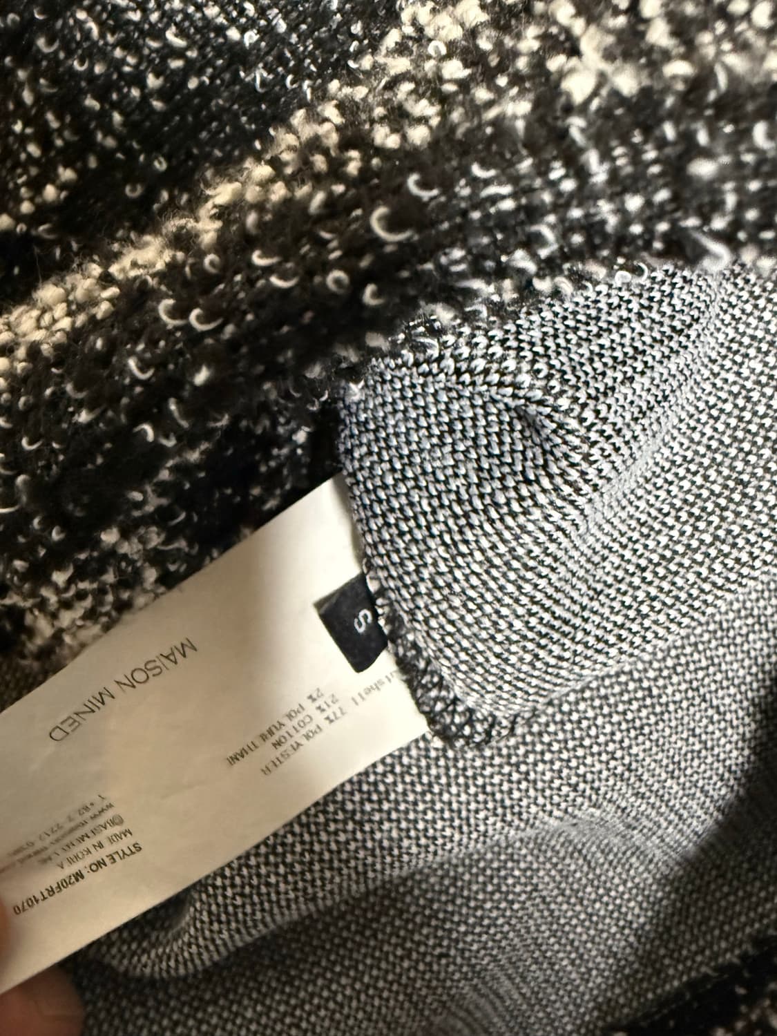 메종미네드 니트 상품이미지4