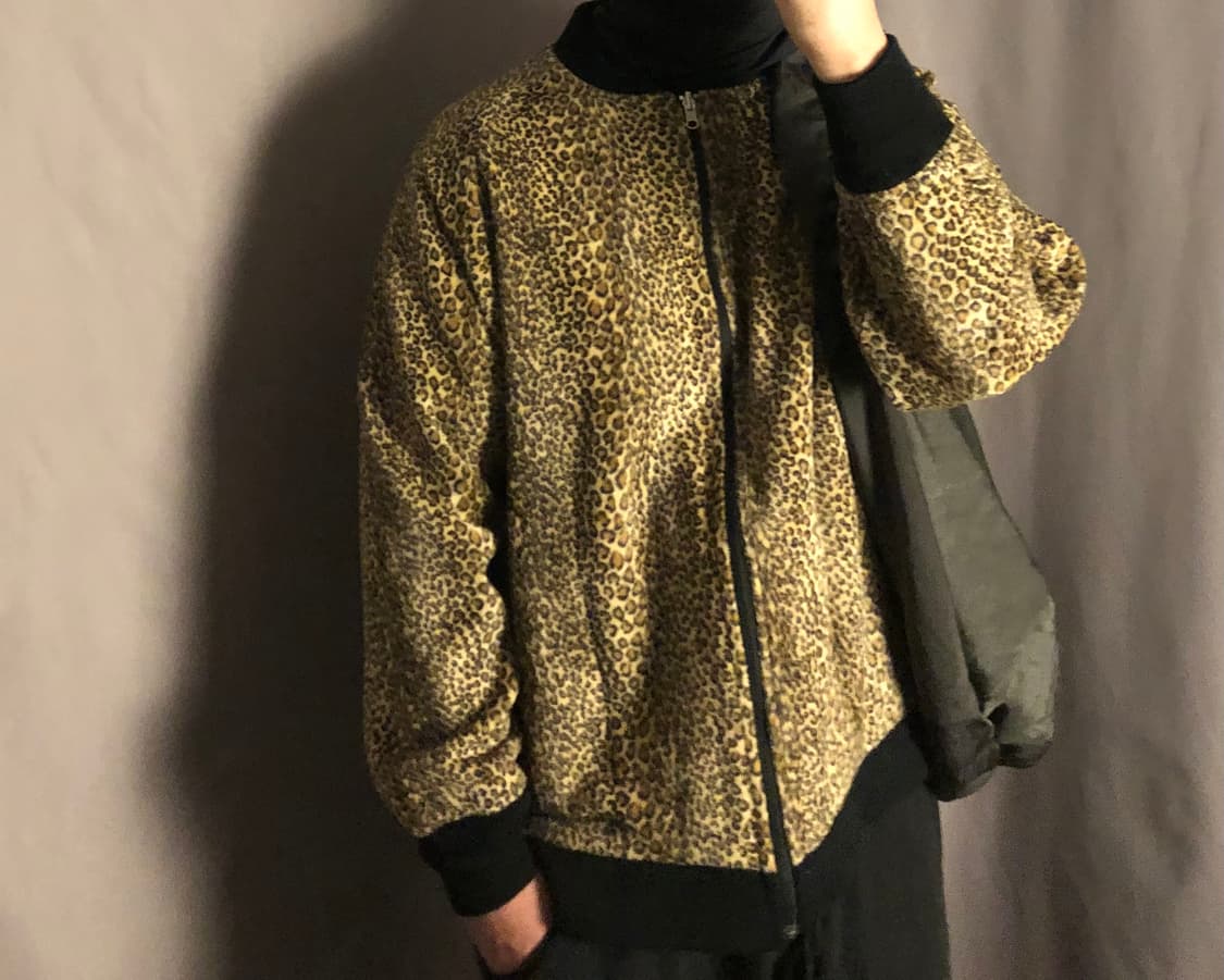니들스 레오파드 리버시블 립카라 자켓 상품이미지1