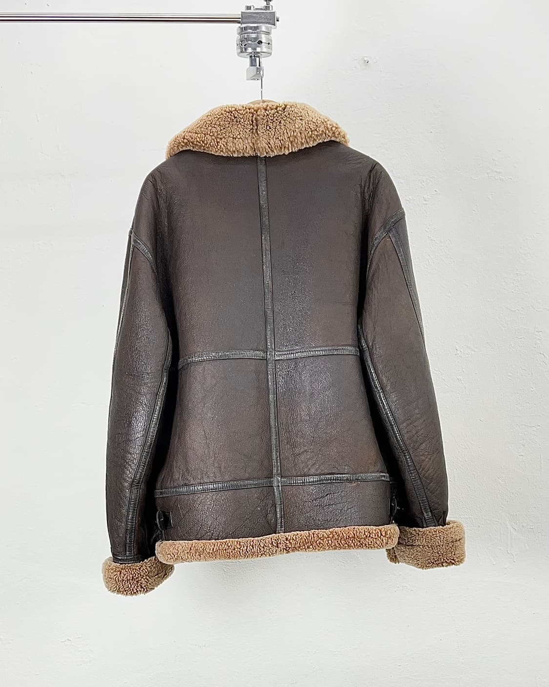 스투시 90s 부틀렉 b-3 쉽 레더 자켓 상품이미지7