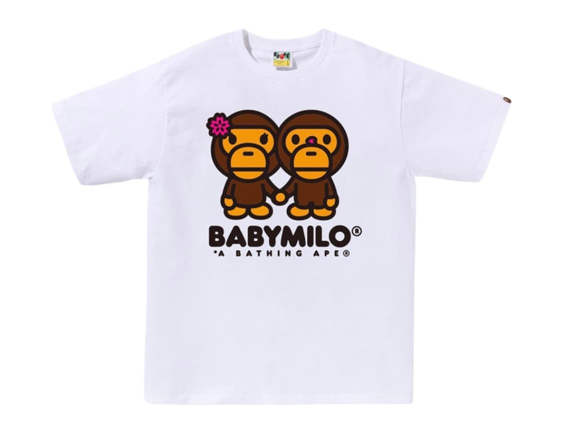 베이프 사쿠라 베이비 마일로 화이트 S 상품이미지1