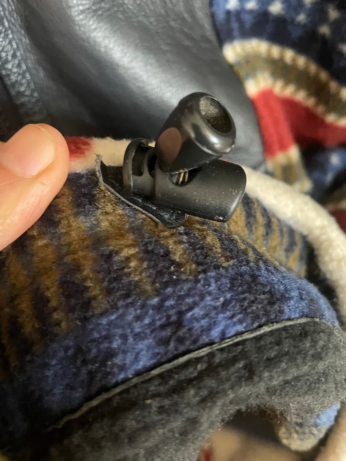 뉴질랜드 램스킨 양가죽 노르딕 레더 플리스 자켓 상품이미지3