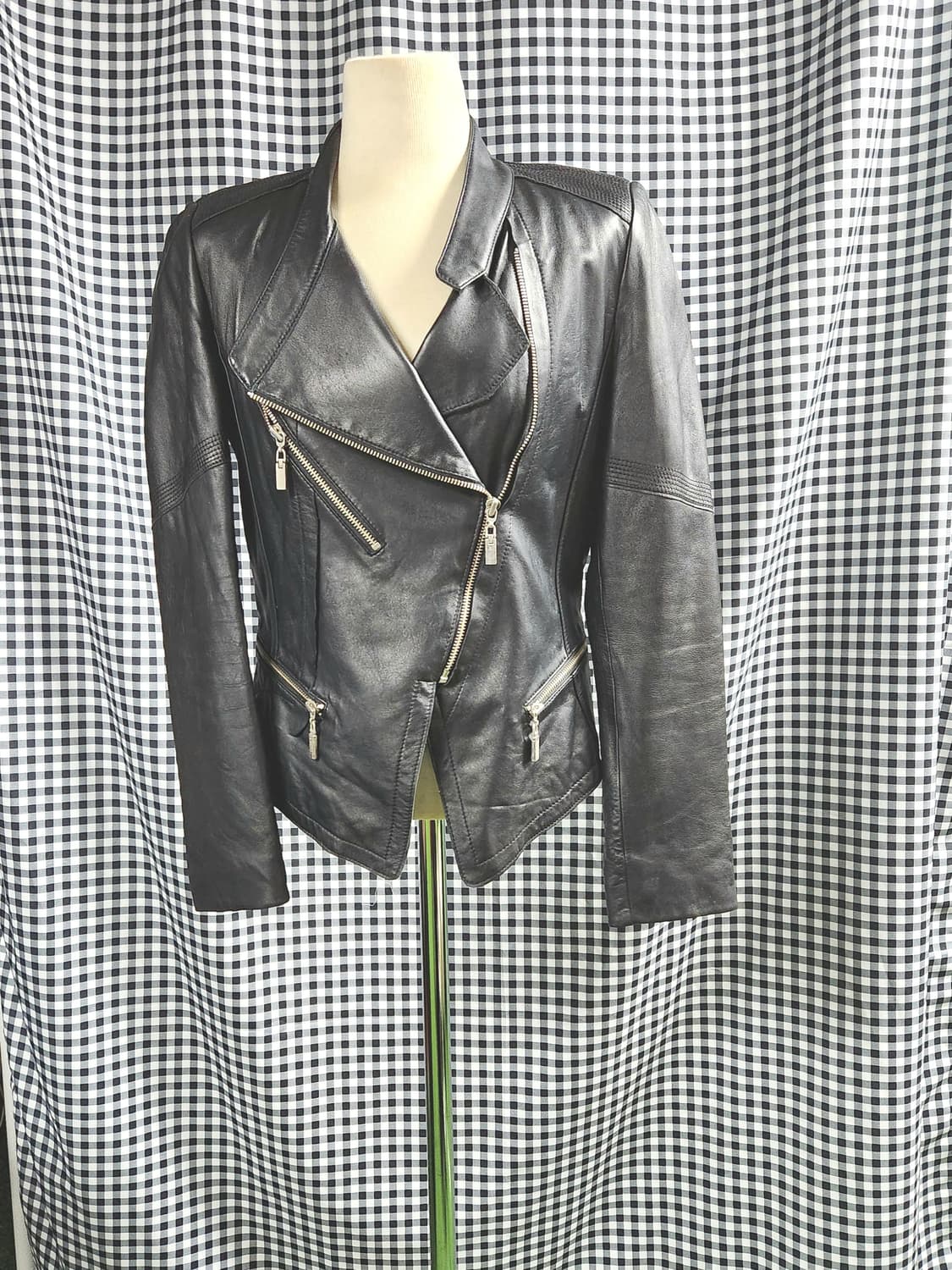 리얼 양가죽 슬림 라이더 | 핏 미친 블랙 자켓 상품이미지1