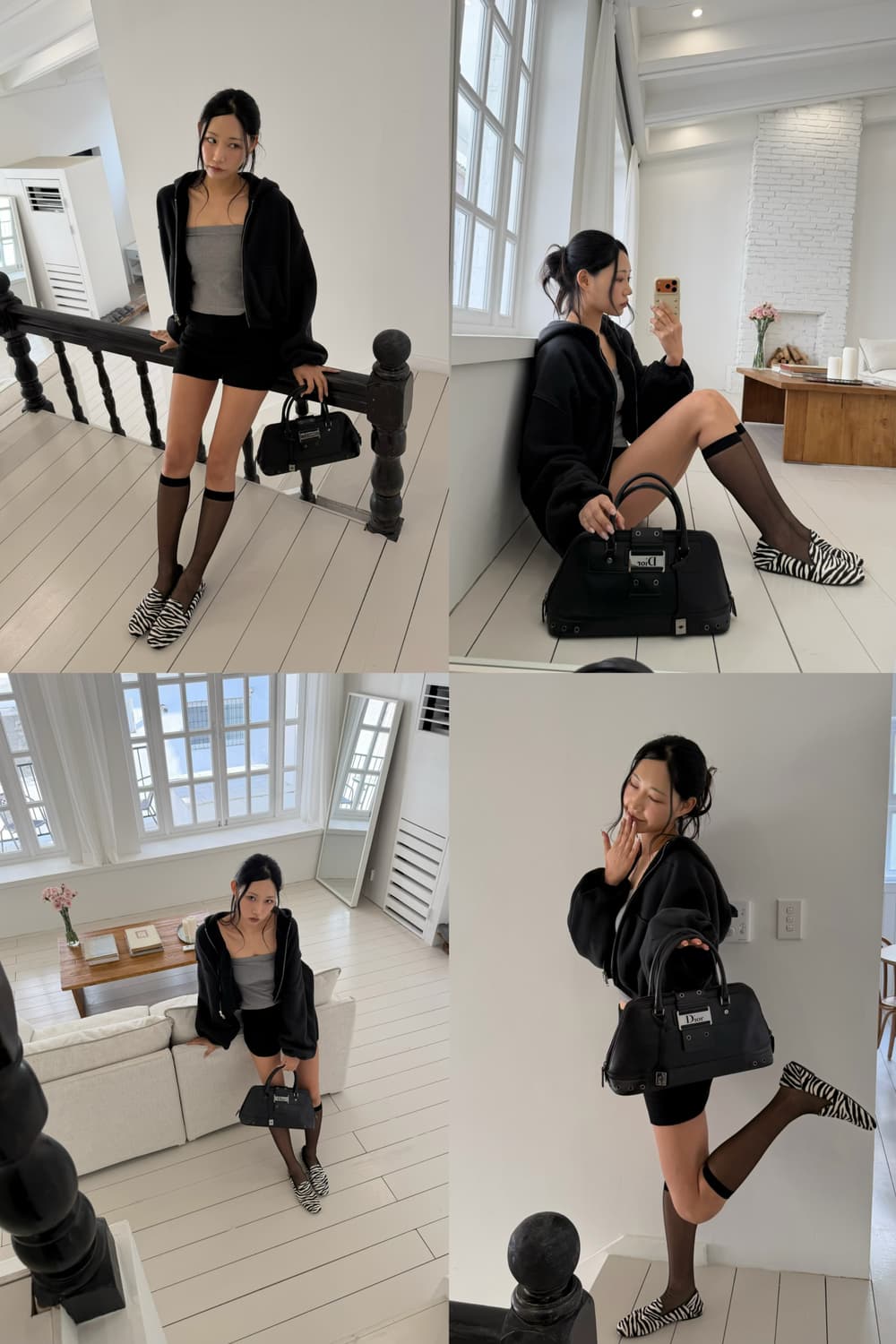 디올 스트릿시크 레더 토트백 상품이미지2