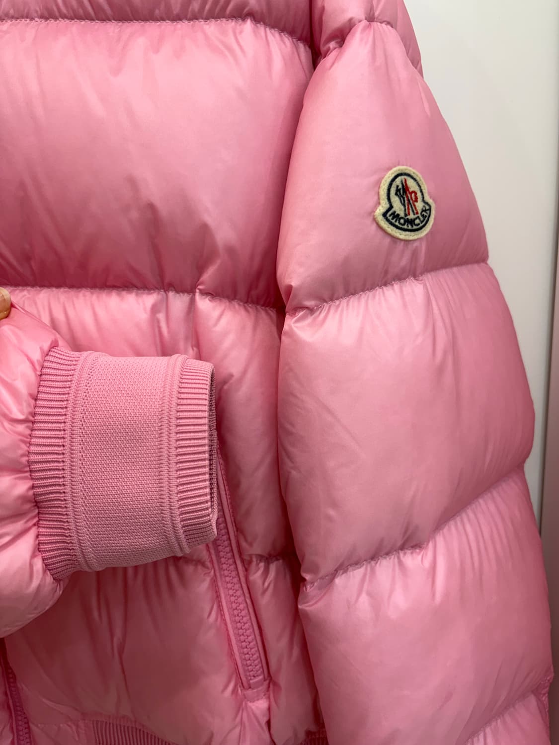 몽클레어 패딩(핑크) 2번착용 상품이미지2