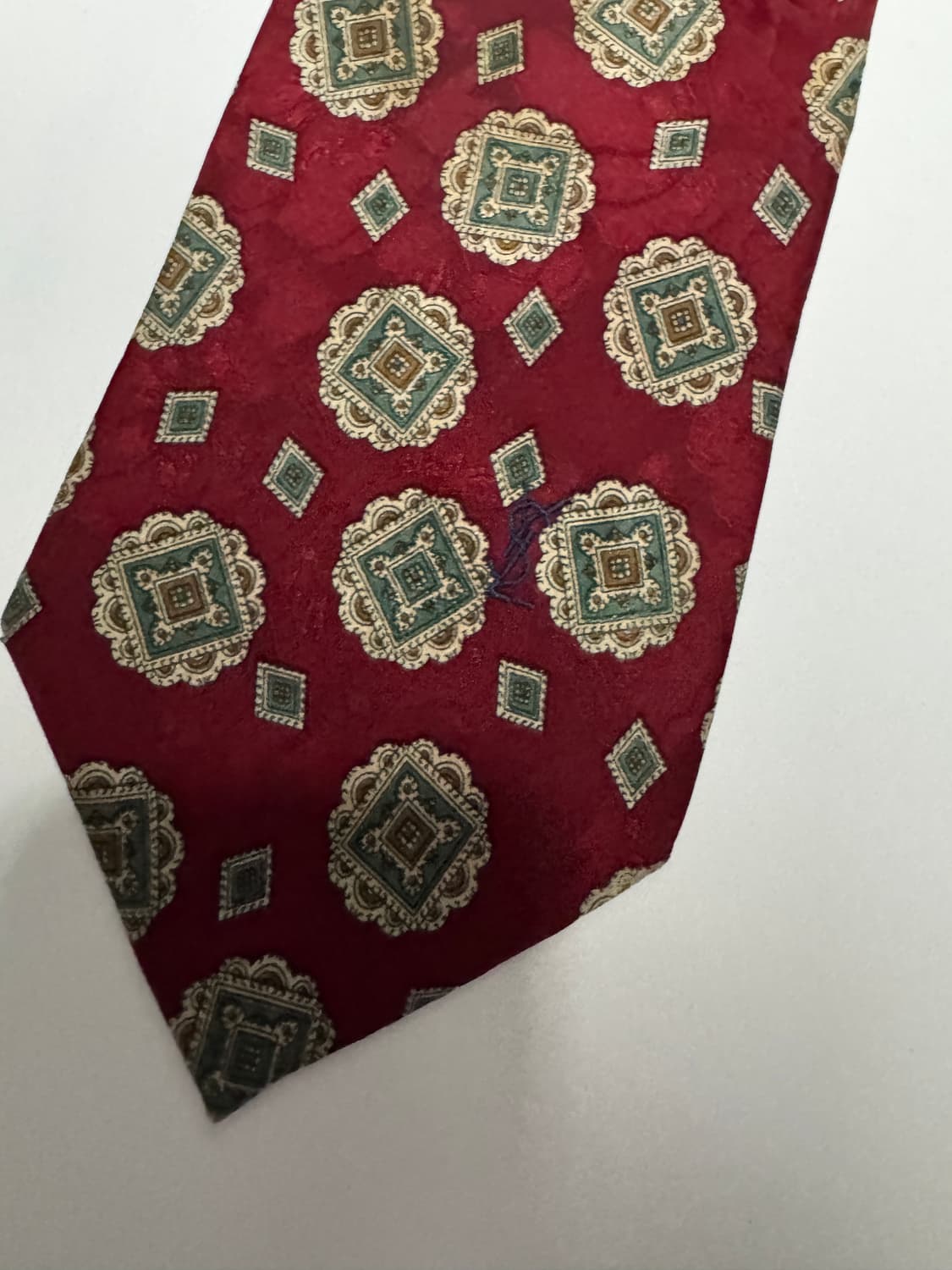 정품 입생로랑 YSL 핸드 메이드 실크 넥타이 상품이미지2