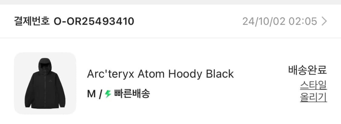 아크테릭스 아톰 후디 M 상품이미지8