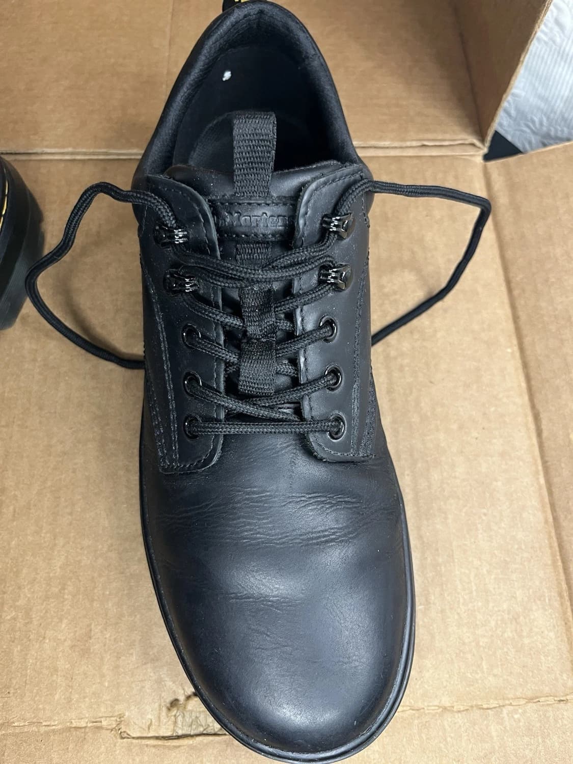 닥터마틴 리더 와이오밍 레더 유틸리티 슈즈 블랙 상품이미지7