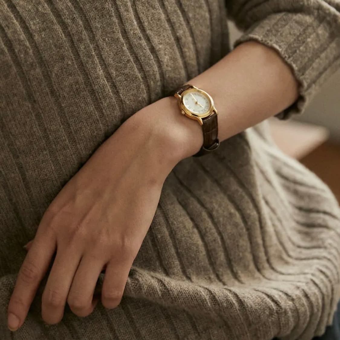 호와스 시계 브라운 상품이미지7