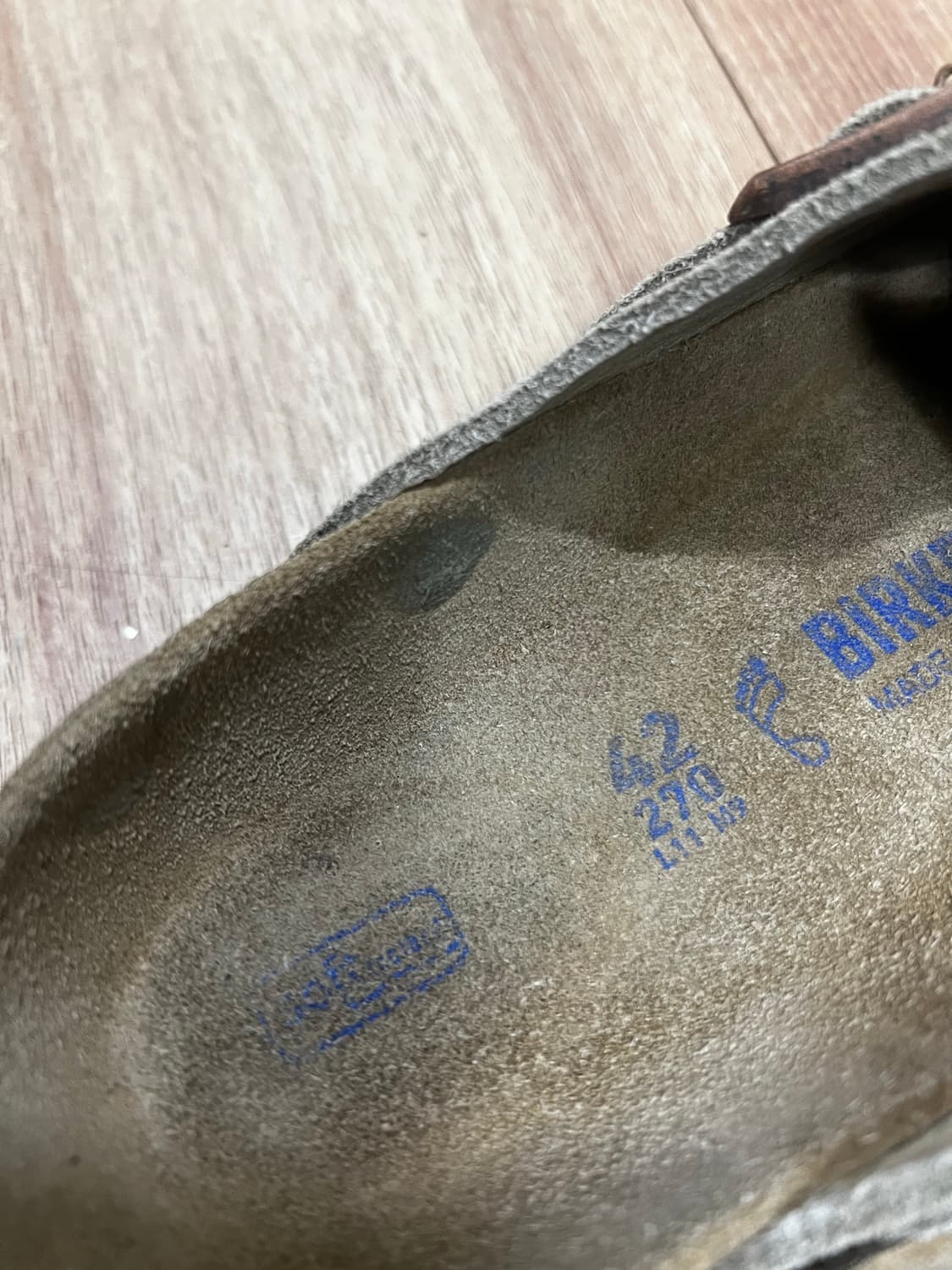 버켄스탁 보스턴 소프트 풋베드 토프 - 레귤러 타우페 (42) 판매 상품이미지9