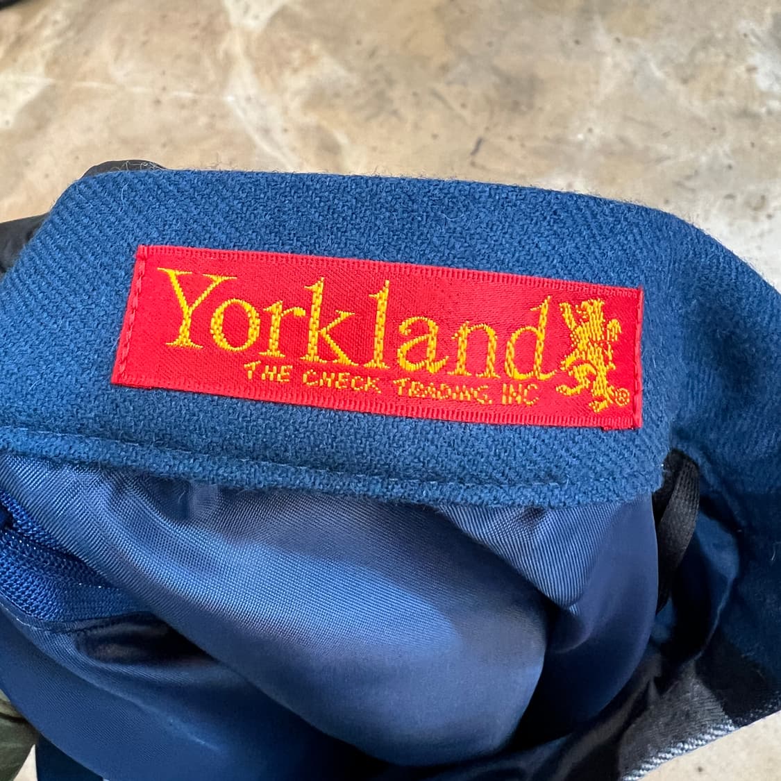 York land 체크 울 스커트 상품이미지5