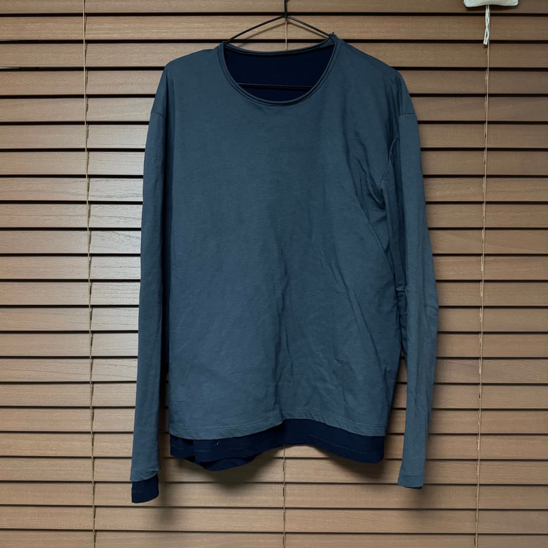 해칭룸 Two Face Tee Graphite/Dark Navy 2사이즈 상품이미지4