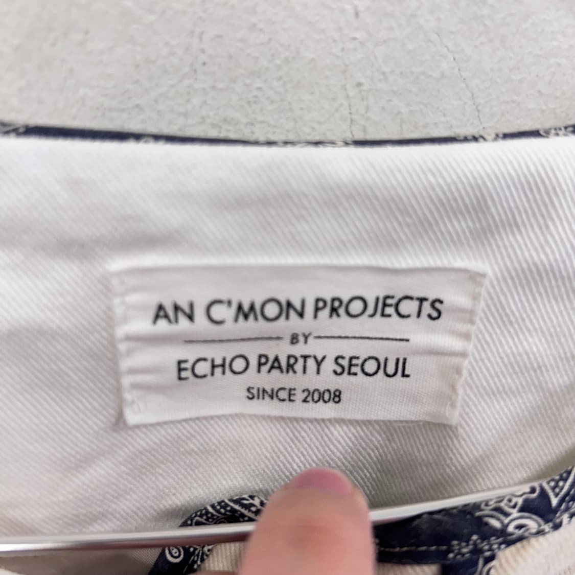 AN CMON 프로젝트 페이즐리 루즈핏 코튼 자켓 상품이미지3
