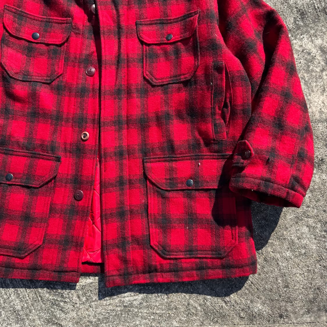 [XL] 70s Woolrich 울리치 맥키노 헌팅 울 자켓 상품이미지5
