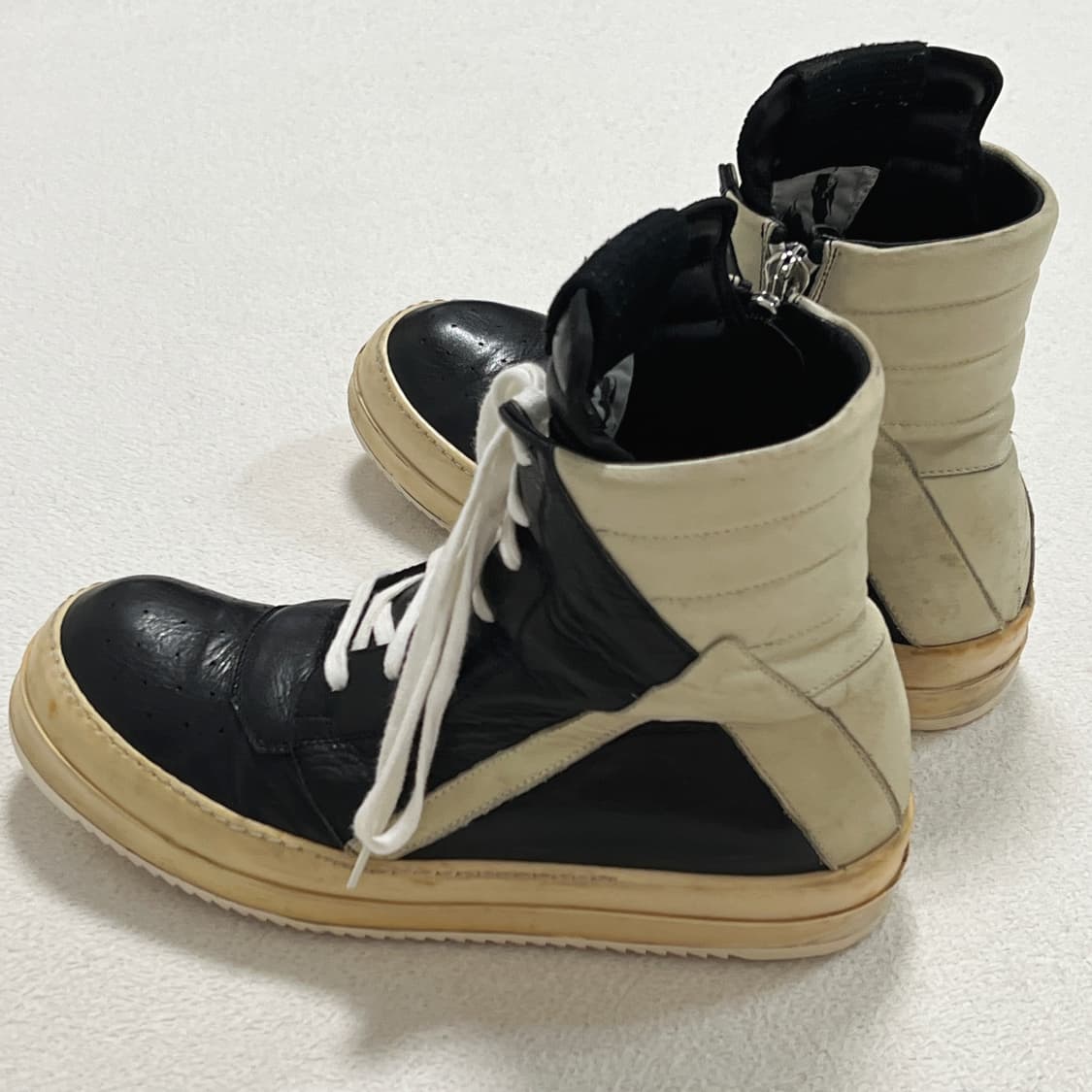 릭오웬스 11SS 혀짧 지오바스켓 모노크롬 LFE 상품이미지3