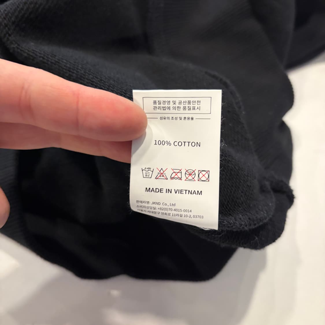 [S] 디스이즈네버댓 블랙 스웻 맨투맨 티셔츠 D609 상품이미지8