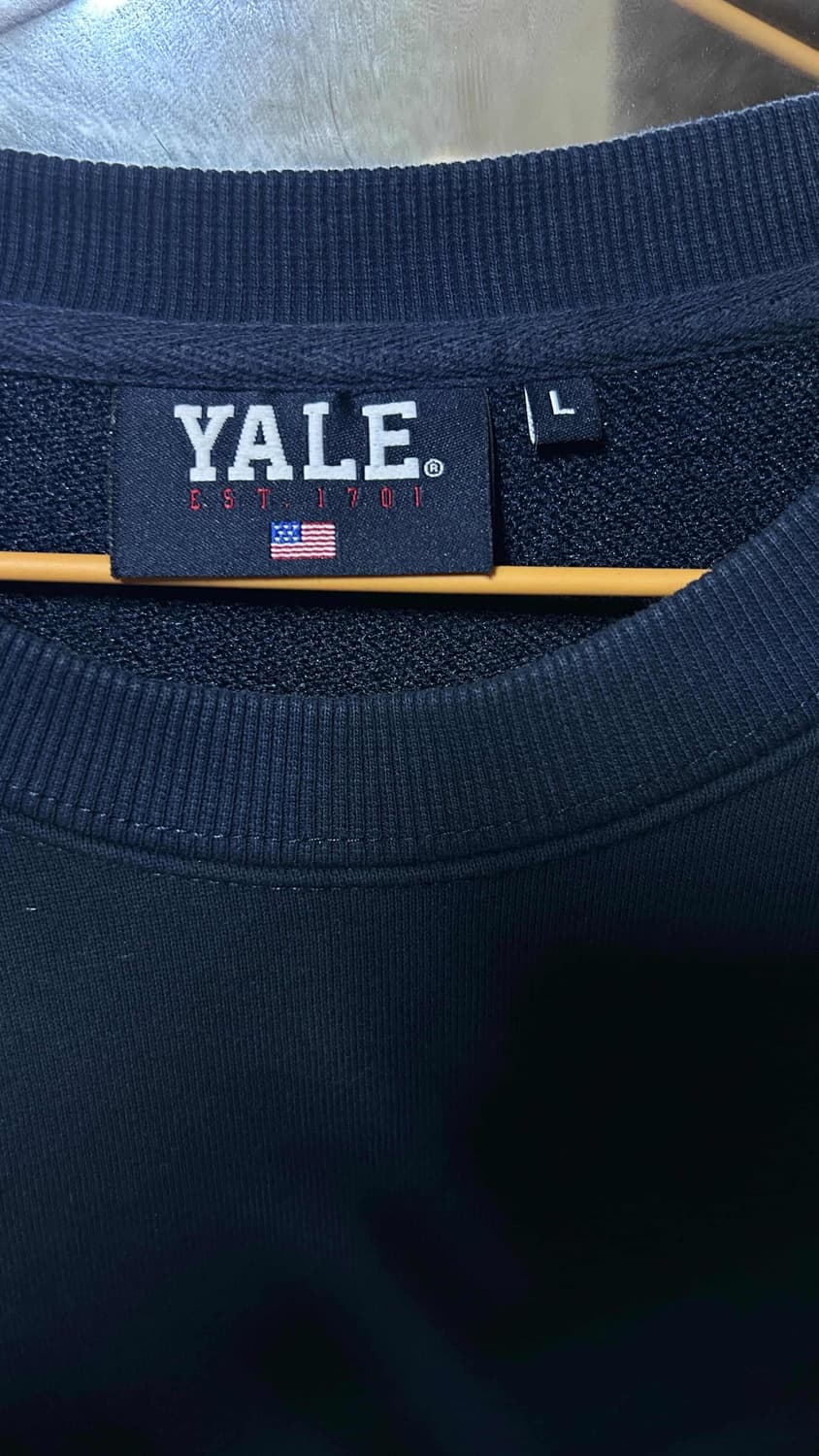 예일 맨투맨 네이비 L 상품이미지3