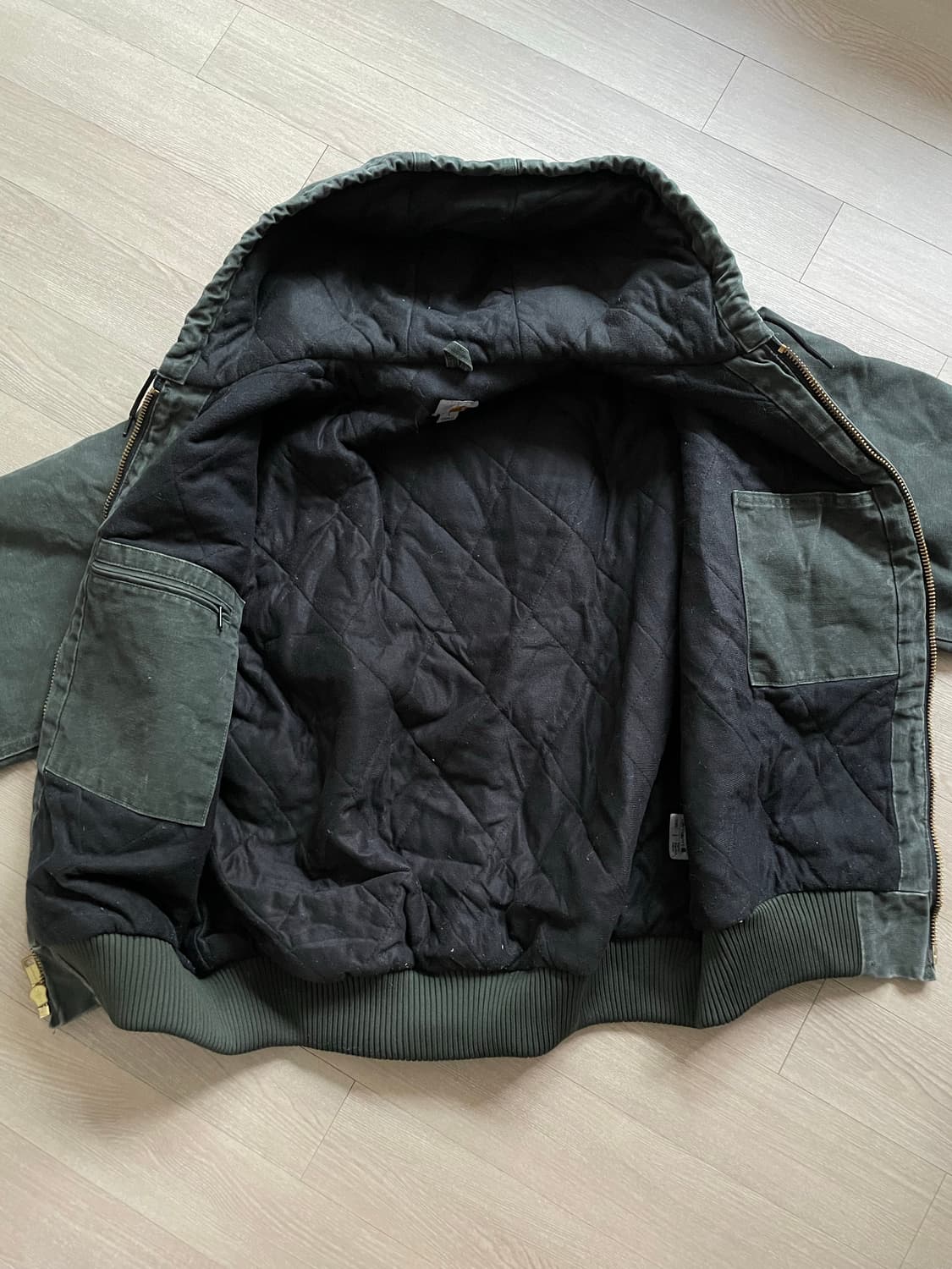 칼하트 j130 mos 모스 액티브 샌드스톤 상품이미지8