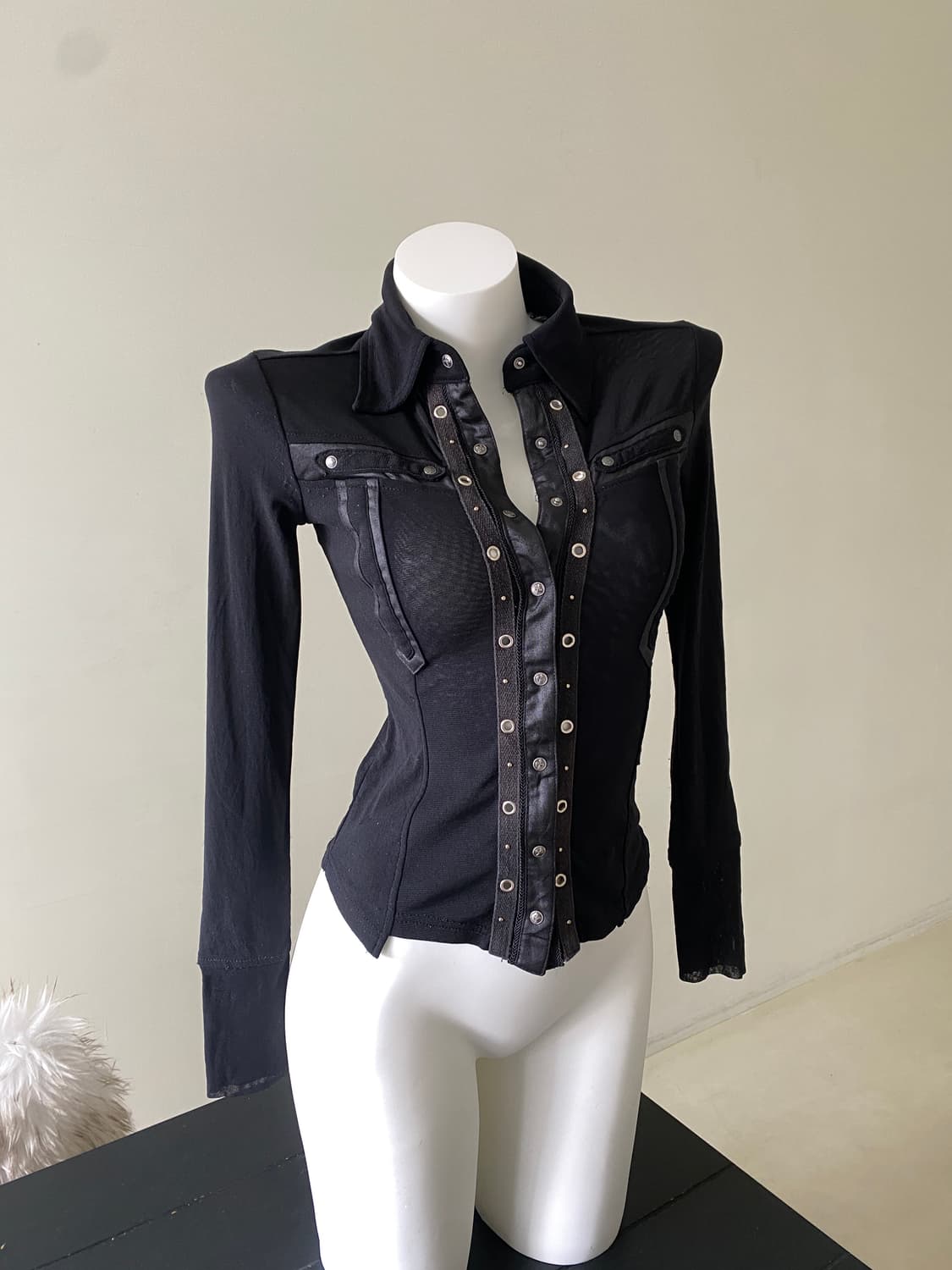 오즈온 오즈크로스 메쉬 셔츠 상품이미지5