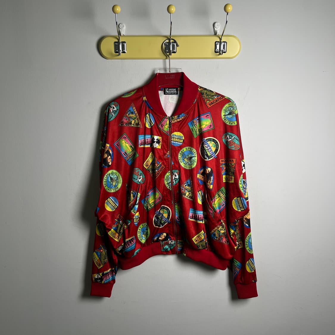 히스테릭글래머 아이콘 패턴 봄버 자켓 상품이미지1