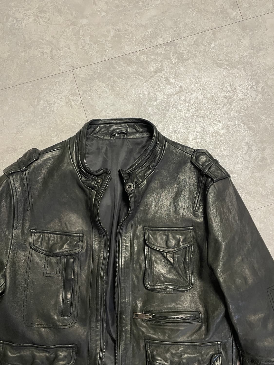 램스킨 레더 포켓 자켓 105 상품이미지2