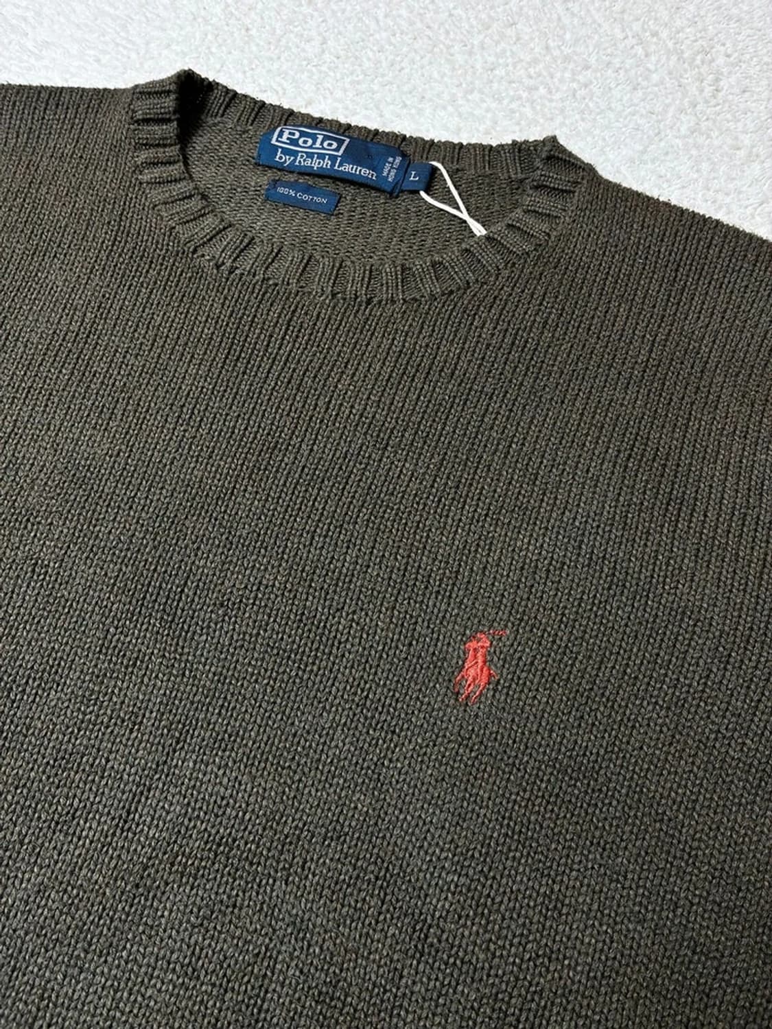 폴로 랄프로렌 00's 단가라 코튼 니트 PN6624 상품이미지3