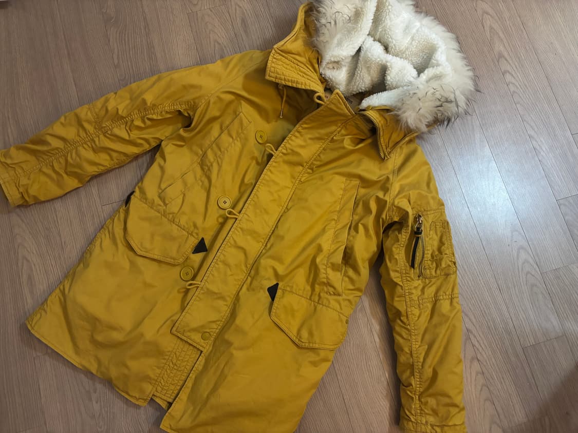 카이아크만 2way 야상패딩 여성 sm 야상 양털퍼 후드 상품이미지3