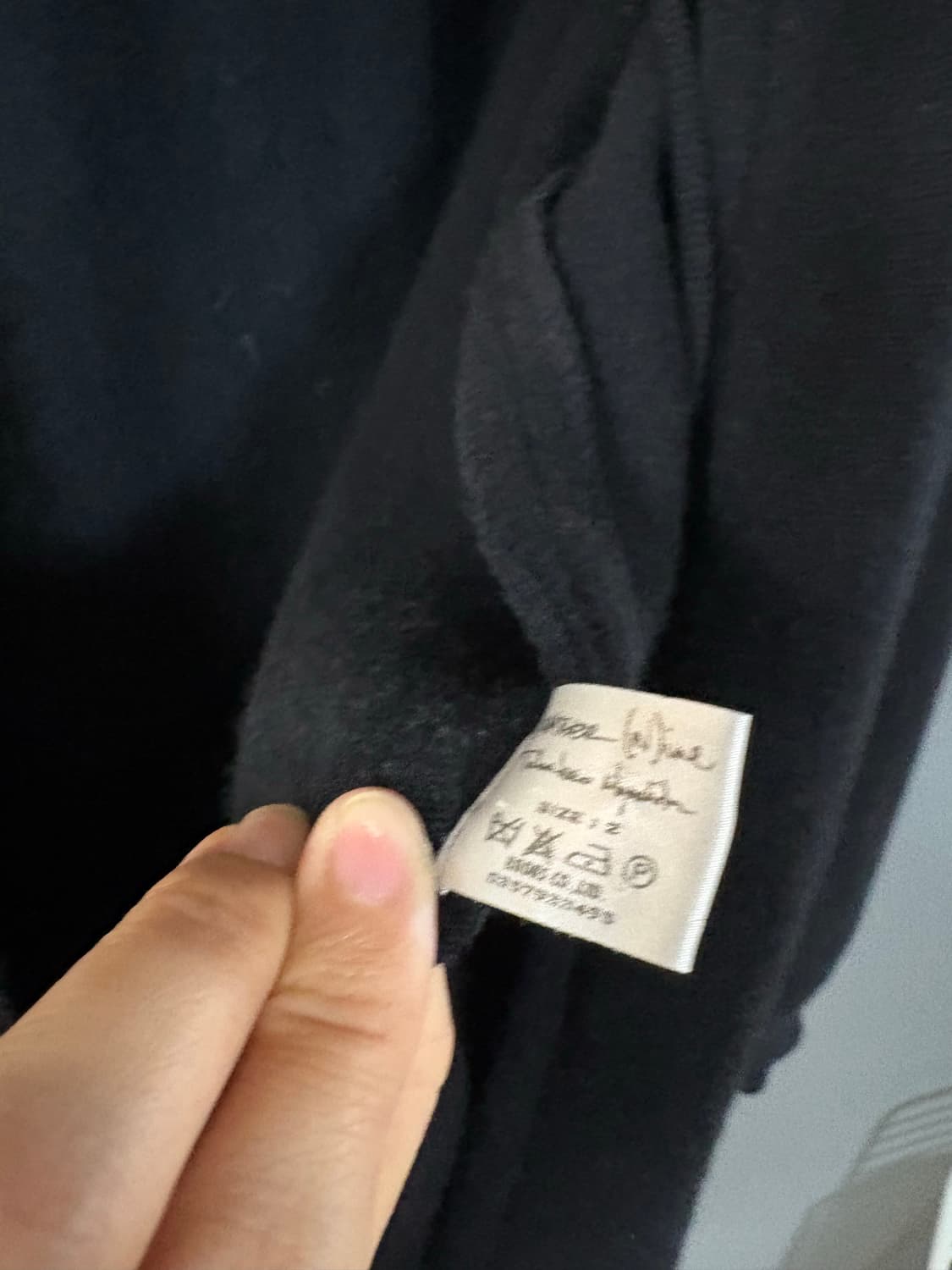 넘버나인 블랙 롱가디건 상품이미지5