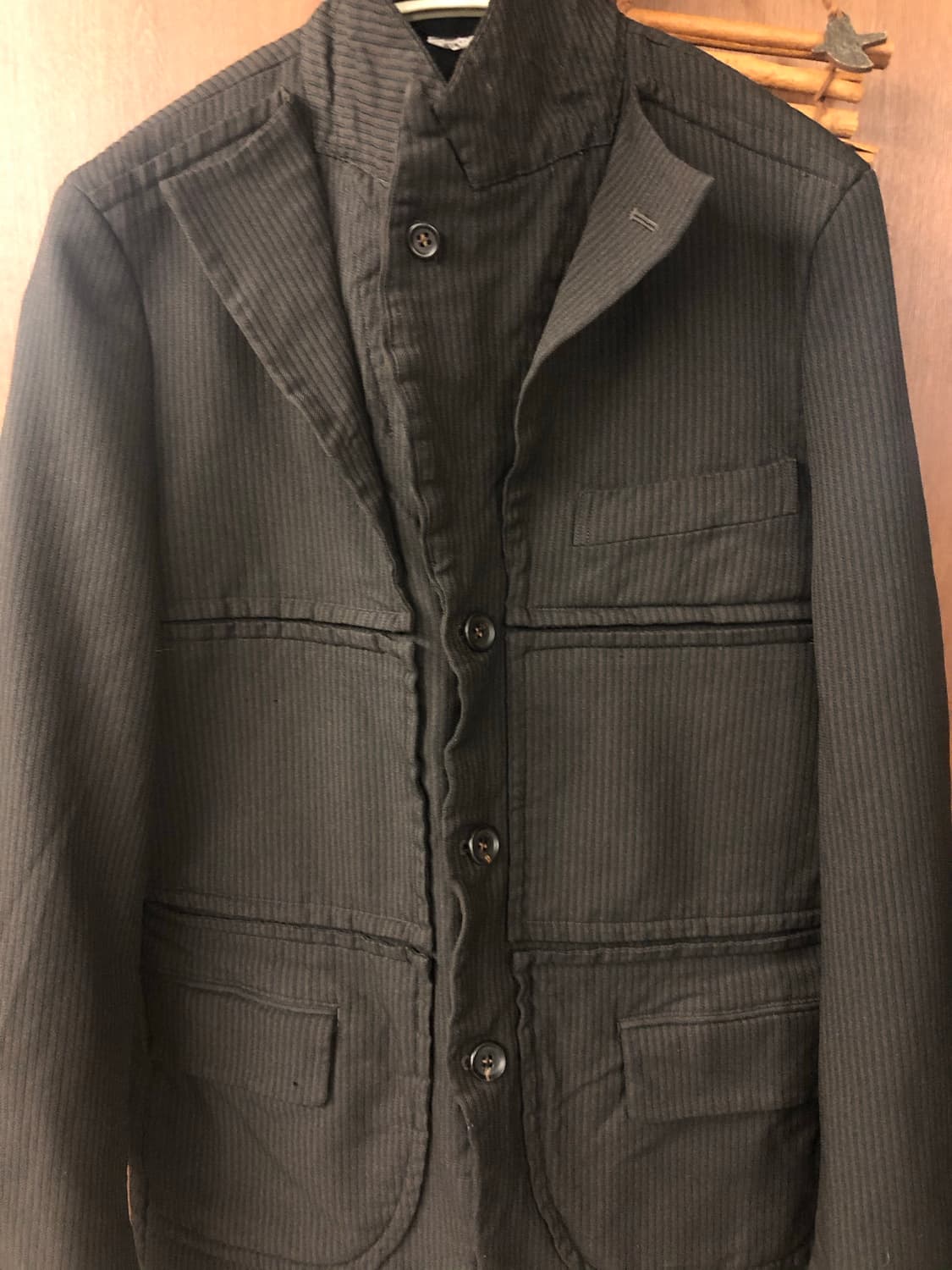 Comme des garcons homme deux 레이어드 블레이저xs 상품이미지6