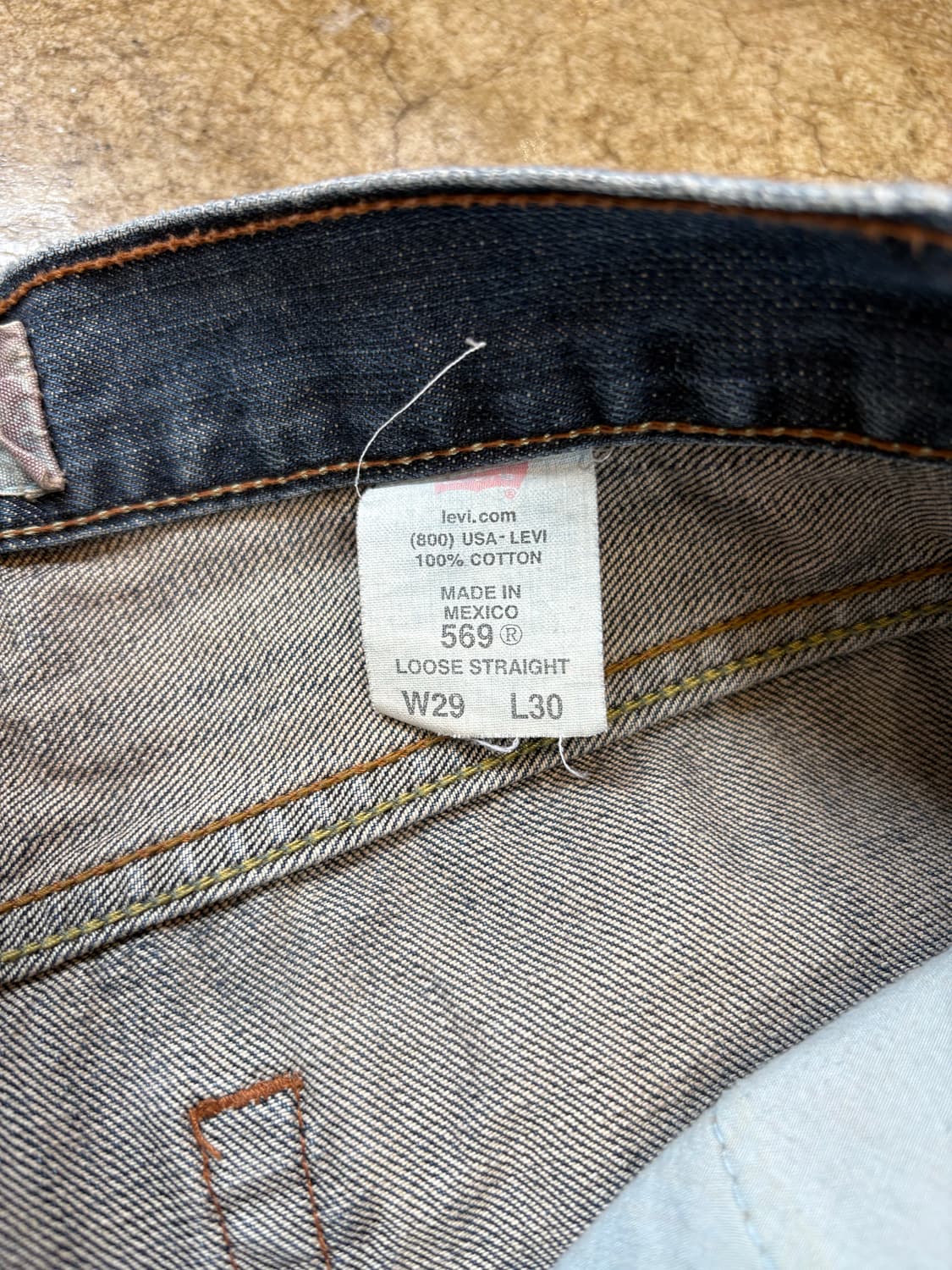 00s 리바이스 569 루즈 스트레이트 데님 상품이미지3
