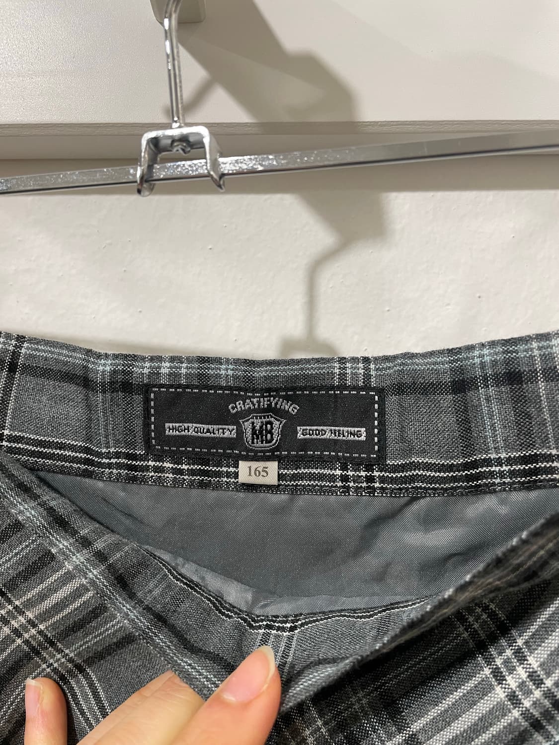 Merry smile check skirt 상품이미지10