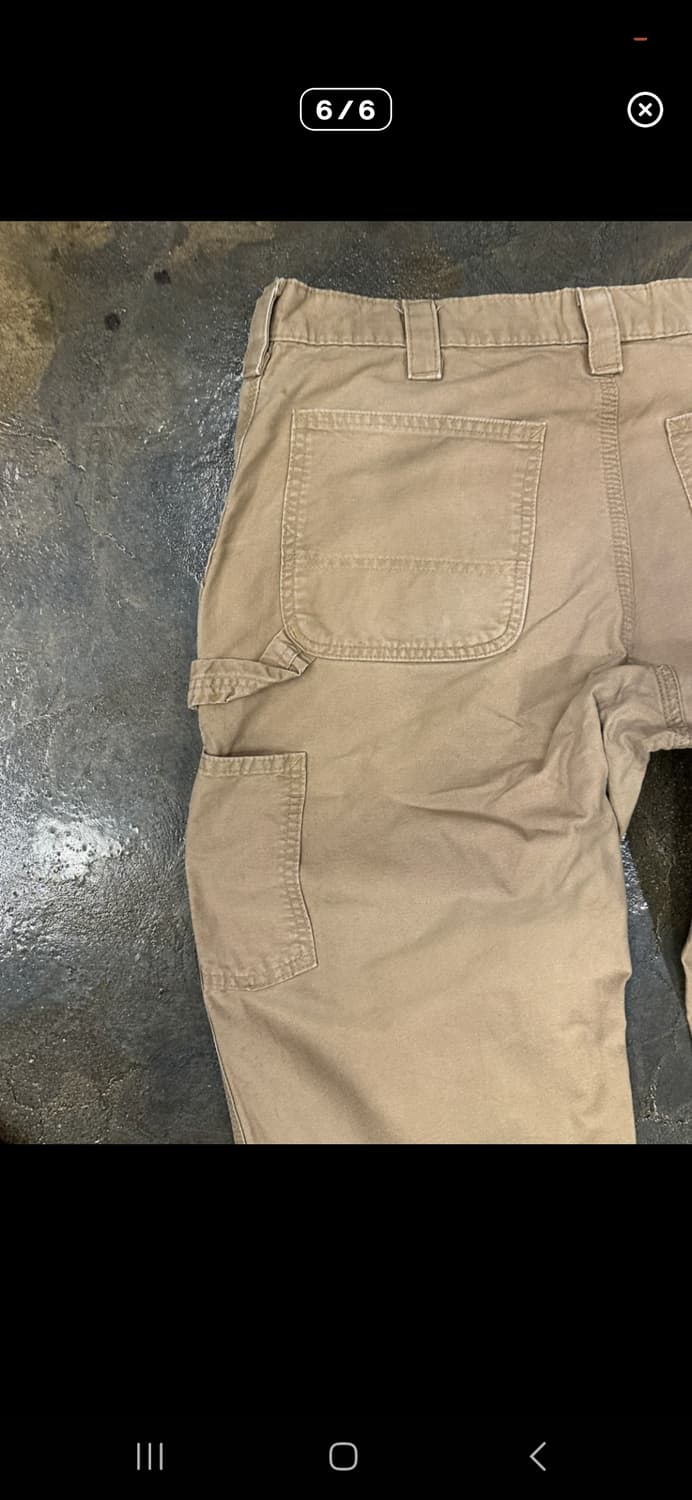 칼하트 카펜터 베이지 코튼팬츠  상품이미지6