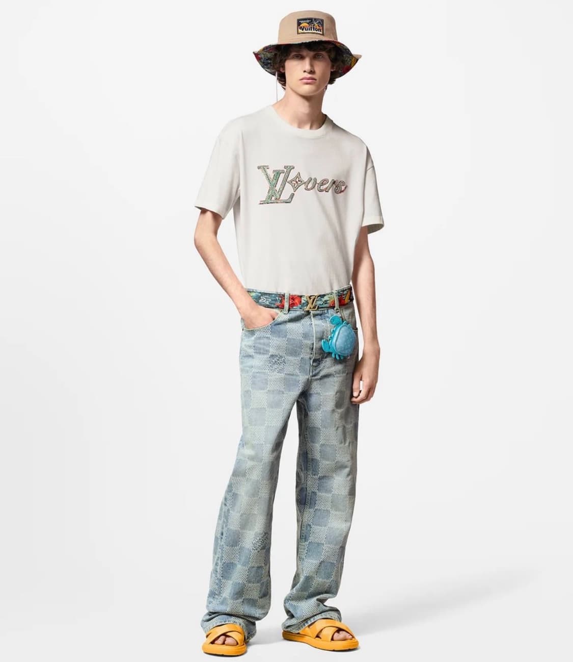 루이비통 다미에 3D 데님팬츠 플레어 부츠컷 상품이미지1