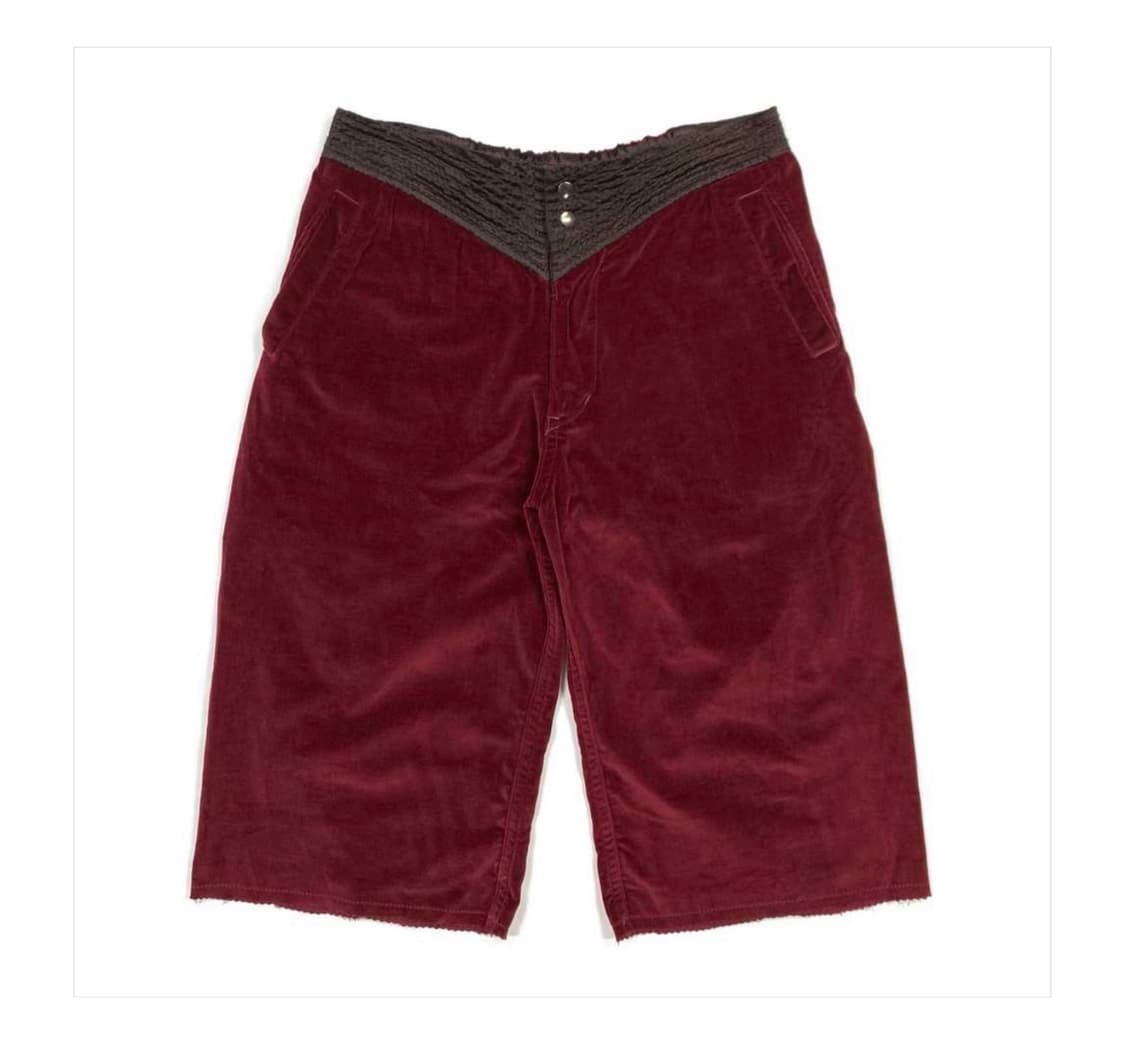 00’s Kolor Velour Shorts 상품이미지1