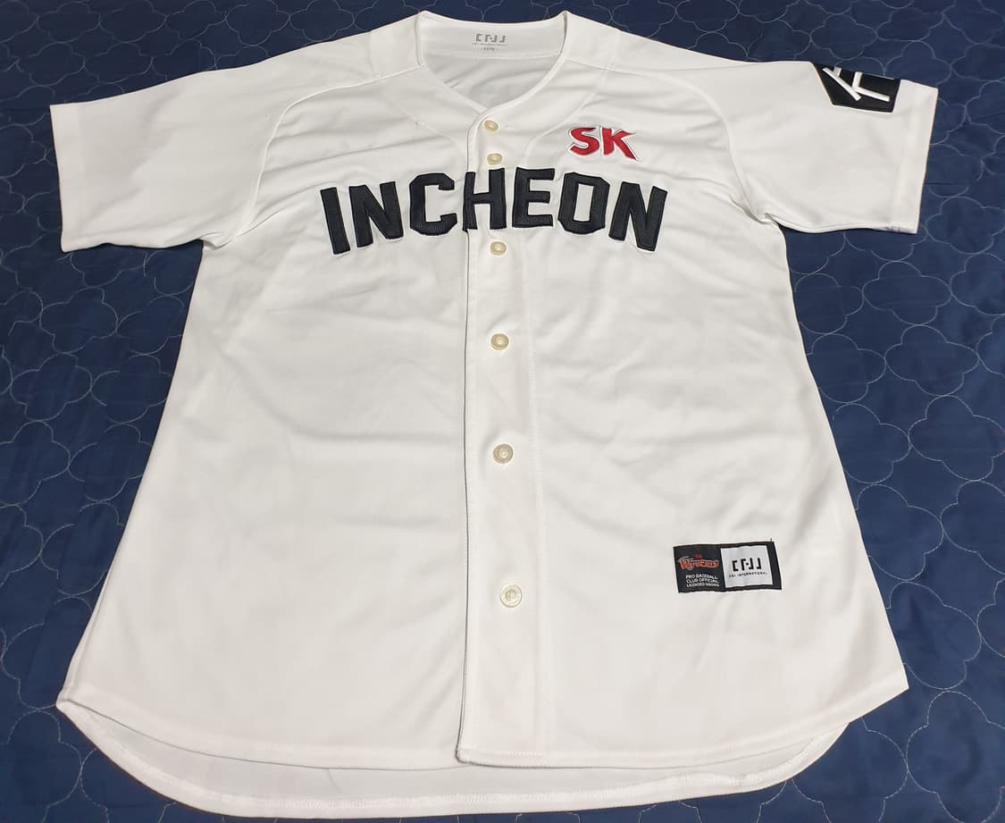 SK와이번스 29번 김광현 인천홈 반팔져지 유니품 화이트 (105) 상품이미지1