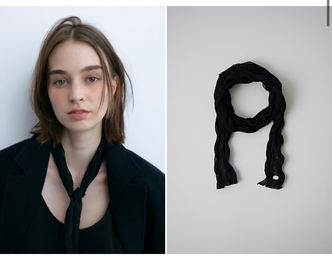 타낫 블랙 타이 스카프 상품이미지1