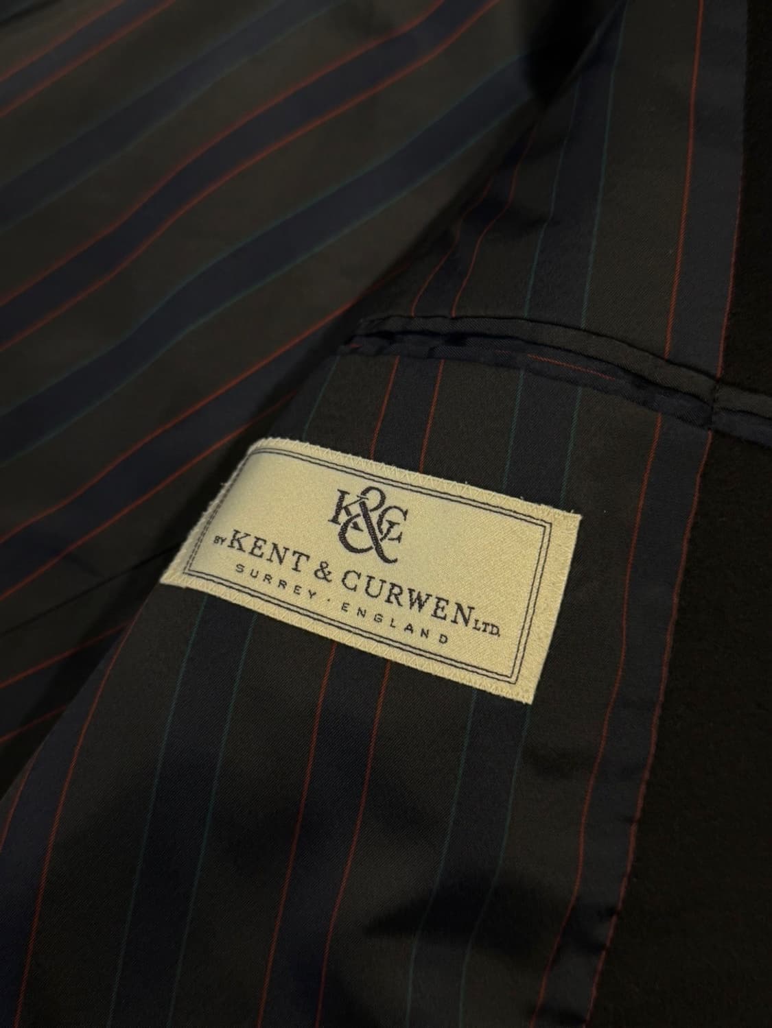 켄트앤커웬 캐시미어 금장 블레이저 100 상품이미지7