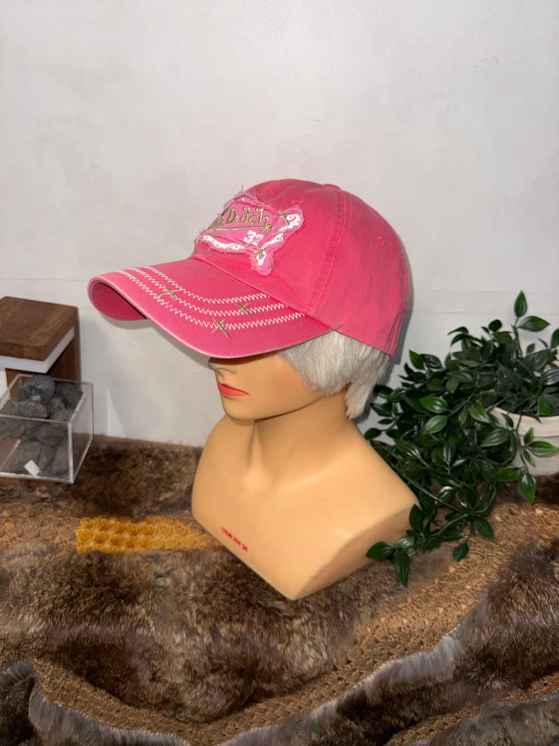 Von Dutch pink logo ball cap 상품이미지1