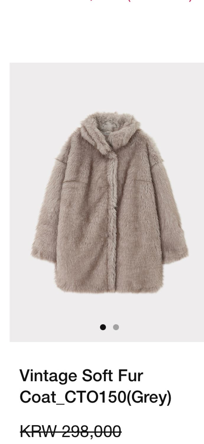 Citta 씨타 퍼자켓 그레이 상품이미지1