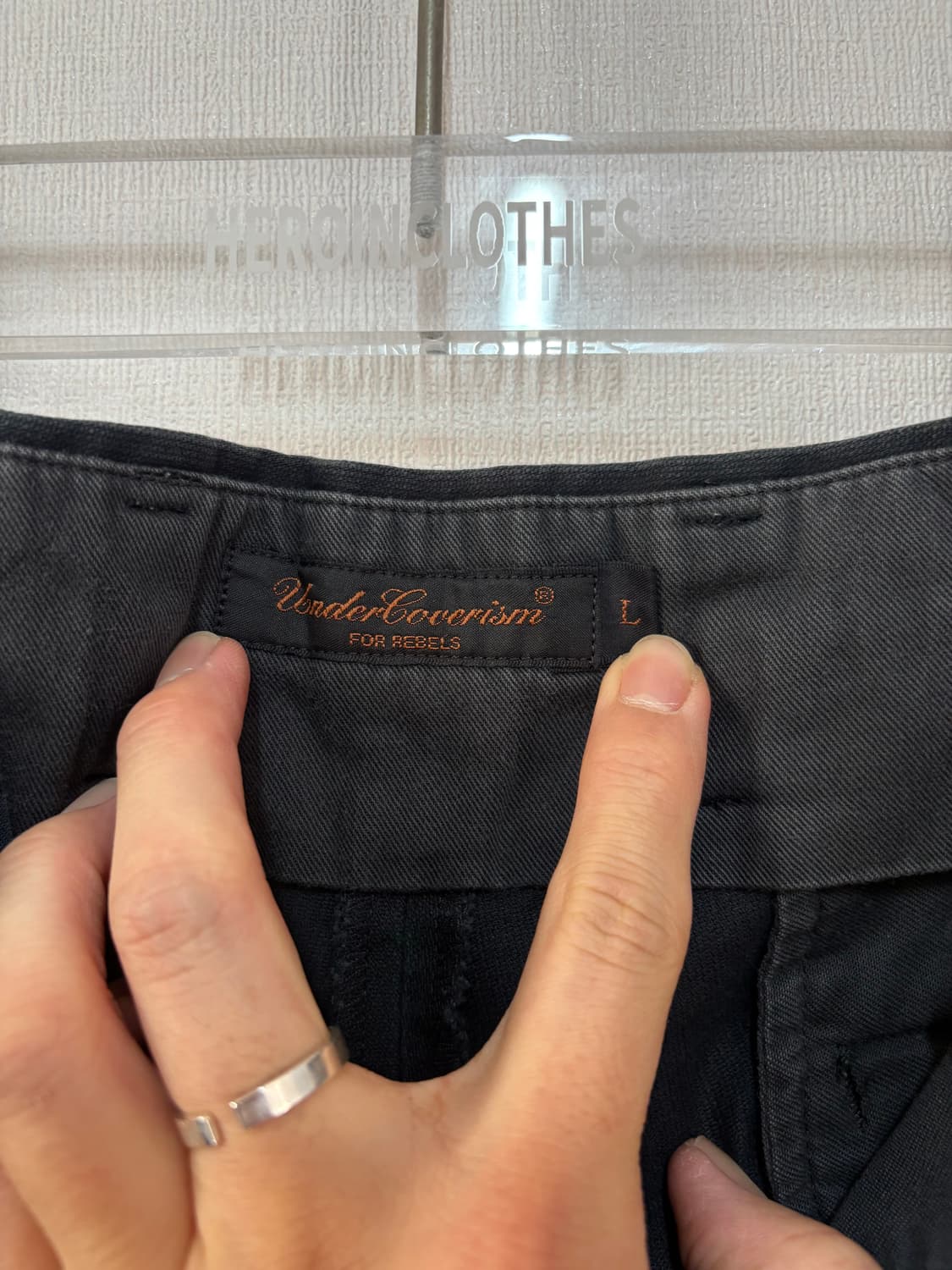 [L] 04SS 언더커버 Languid GIZ 로고 팬츠 상품이미지6