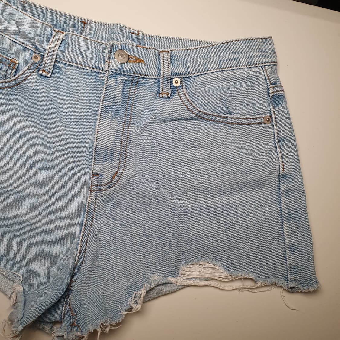 TTOPP DENIM 연청 핫팬츠 L[26]사이즈 2508626 상품이미지3